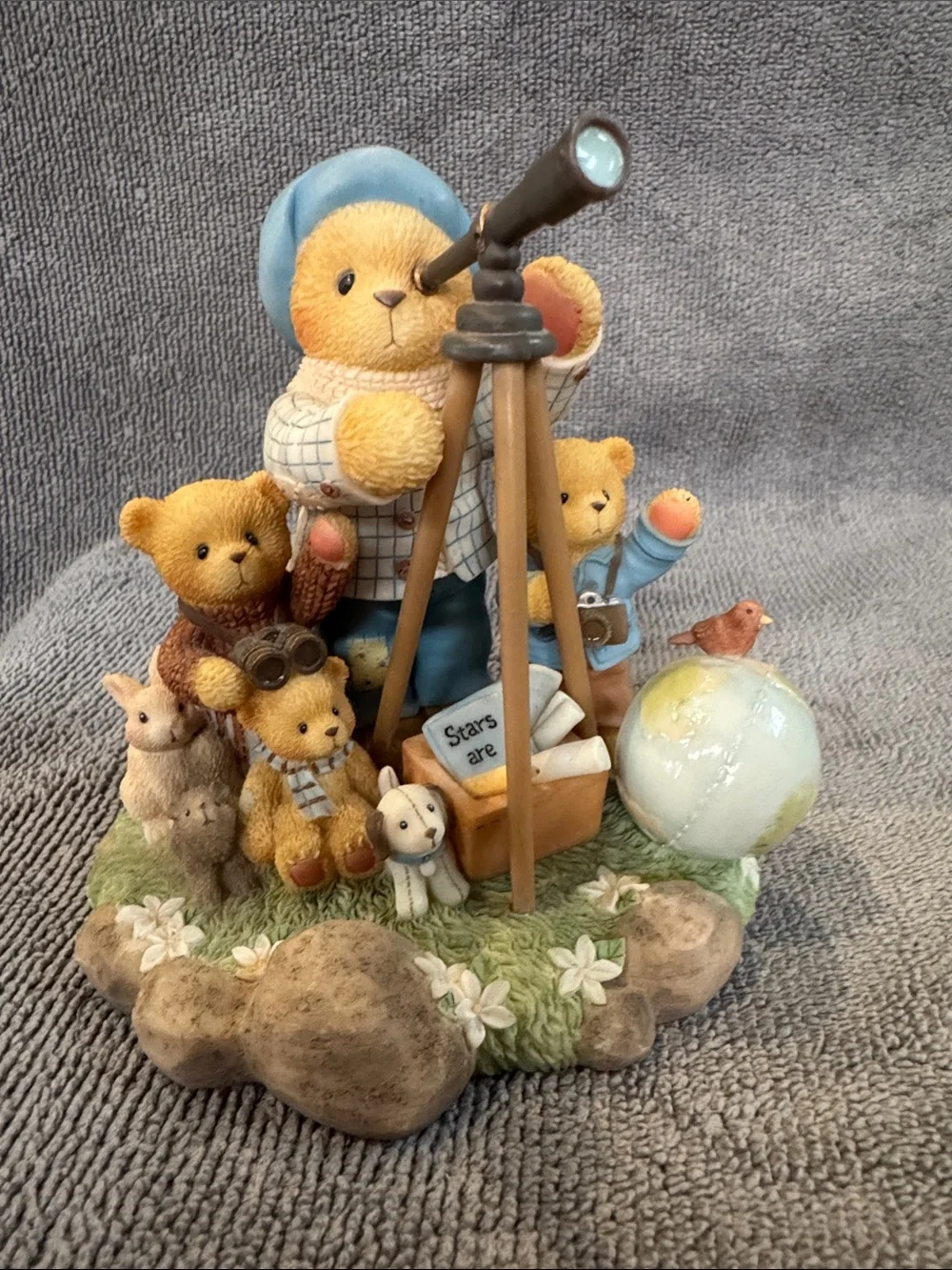 Cherished Teddies Winfield Figurine Millennium Edition in Excellent Condition